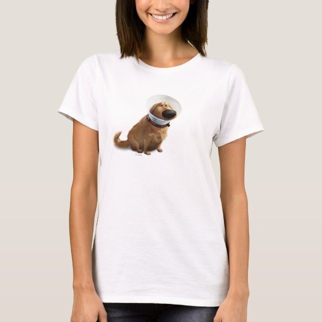 UP | Dug the Dog in Cone of Shame T-Shirt (Front)
