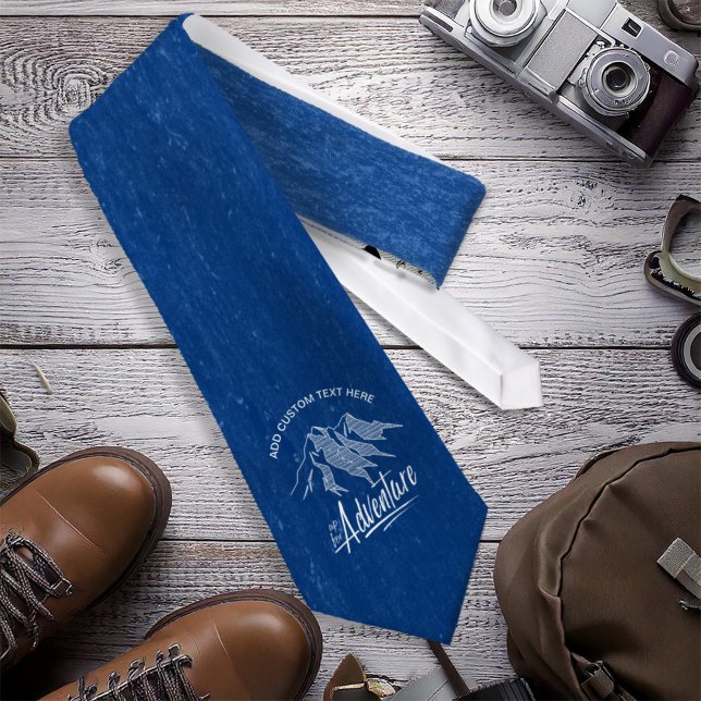 Up For Adventure Mountains ID358 Tie (Creator Uploaded)