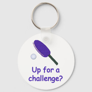 Up For Challenge Ping Pong Keychain