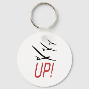 UP! Glider Sailplane Keychain