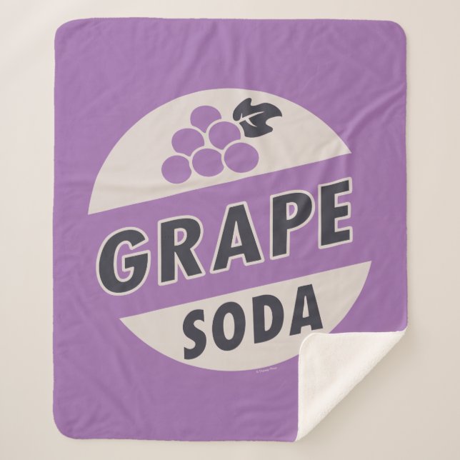 UP | Grape Soda Sherpa Blanket (Front)