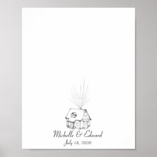 Up House Fingerprint Guest Book