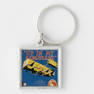 Up in My Aeroplane Keychain