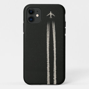Up in the Sky/High Altitude Airplane Contrail iPhone 11 Case