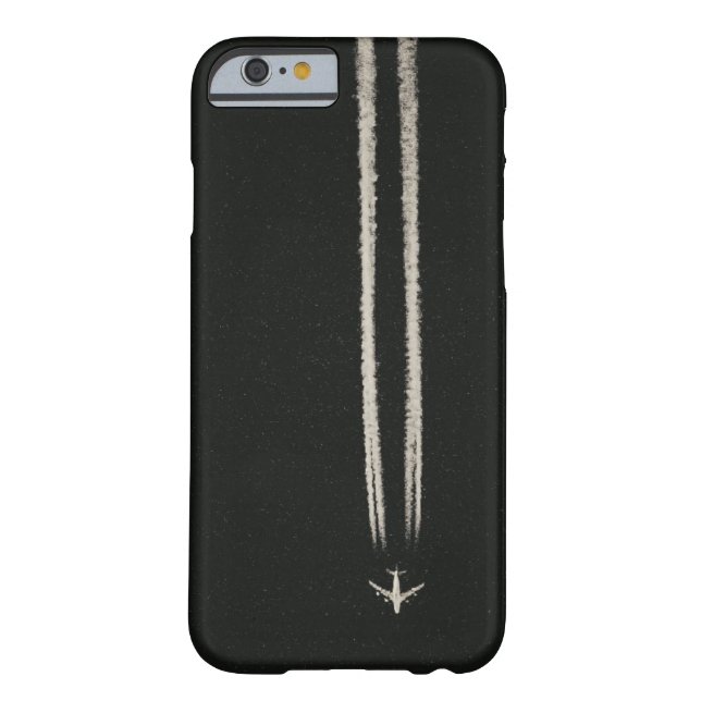 Up in the Sky/High Altitude Airplane Contrail Case-Mate iPhone Case (Back)