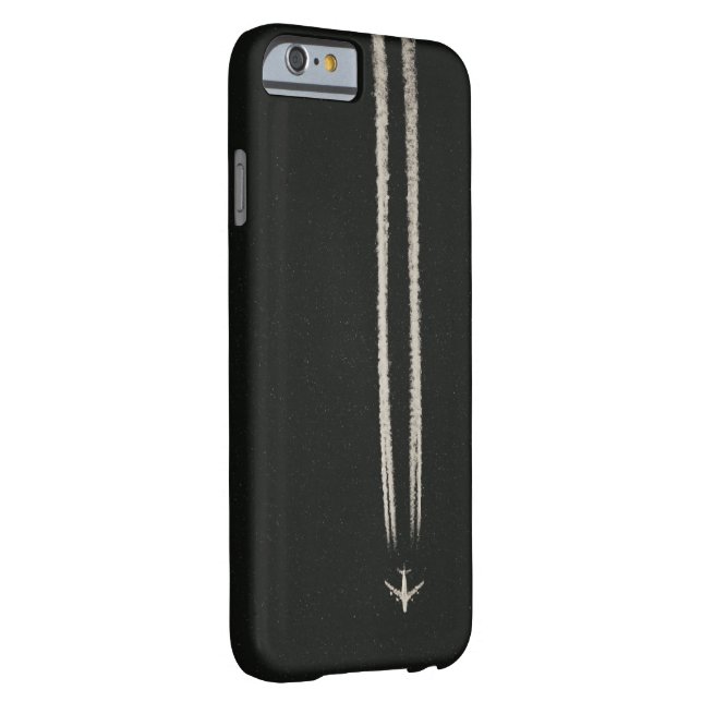 Up in the Sky/High Altitude Airplane Contrail Case-Mate iPhone Case (Back/Right)