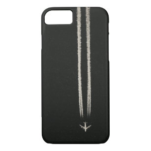 Up in the Sky/High Altitude Airplane Contrail iPhone 8/7 Case