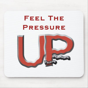 UP Logo nobevBG, Feel The Pressure Mouse Pad