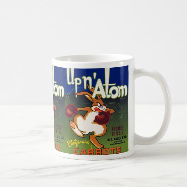 Up n' Atom California Carrots Coffee Mug (Right)