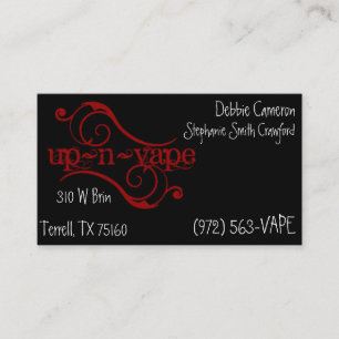 up~n~vape business card