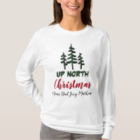 Up North Christmas, customizable | evergreens