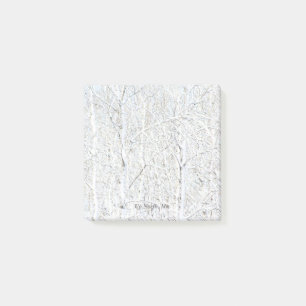 Up North Snow Forest Post-it Notes