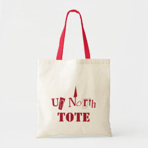 Up North Tote - Fun Red Type Bag