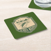 Up North Wisconsin Fishing Badge