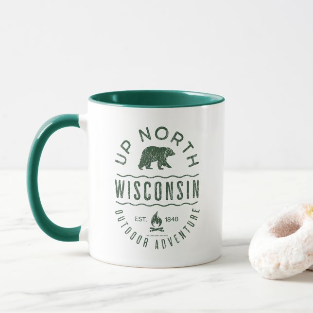 Up North Wisconsin Mug (With Donut)