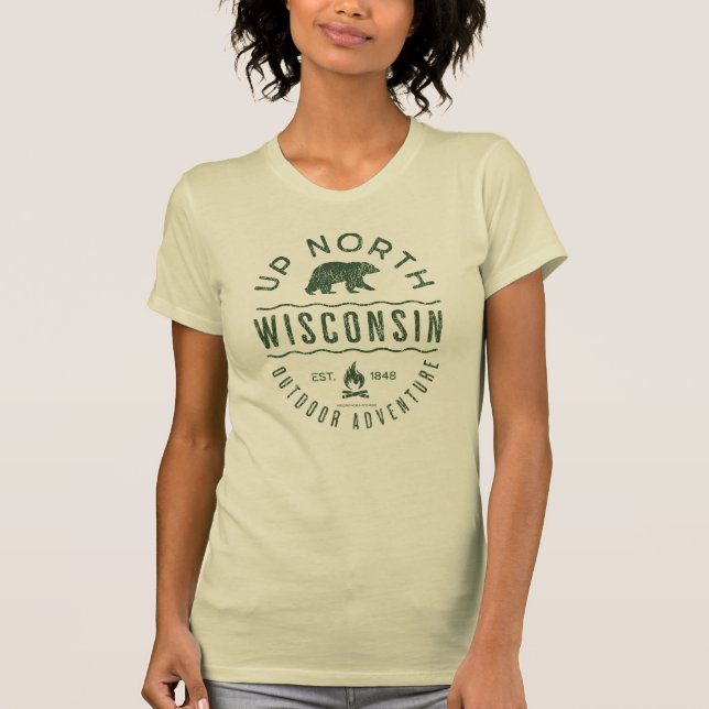 Up North Wisconsin T-Shirt (Front)
