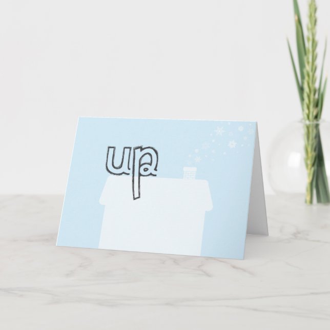 Up on a Rooftop Christmas Card Puzzle (Front)