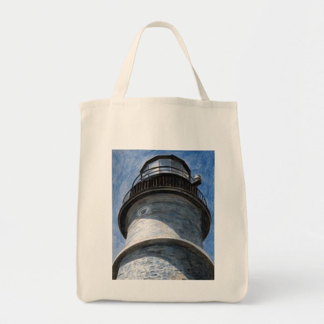 Up Portland Head Light Tote Bag (Front)