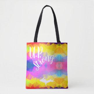 UP Strong double sided tote Bag