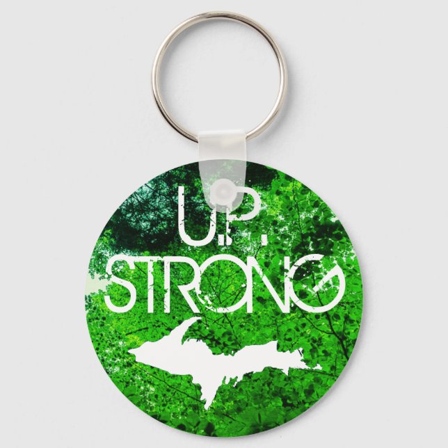 UP Strong forest keychain (Front)