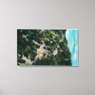 Up the Alpine Grade, Mt. LoweMt. Lowe, CA Canvas Print