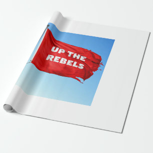Up the Rebels themed Wrapping paper