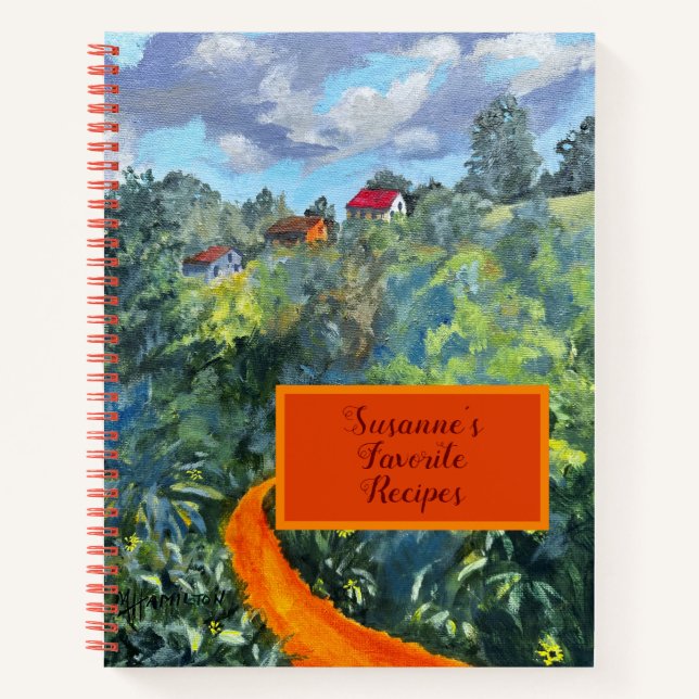 Up The Road Again Family and Friends Recipe Book  (Front)