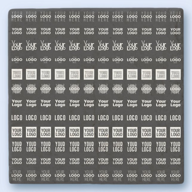 Up to 12 Different Logos or Uploaded Images Stone Coaster (Creator Uploaded)