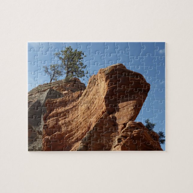 Up to Angels Landing in Zion National Park Jigsaw Puzzle (Horizontal)