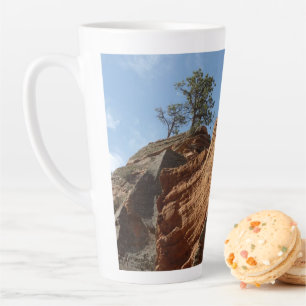 Up to Angels Landing in Zion National Park Latte Mug