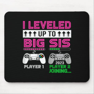 Up To Big Sister Est 2023 Promoted To Big Sis 2023 Mouse Pad