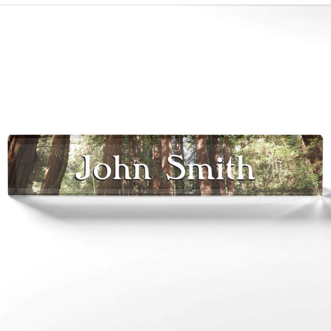 Up to Redwoods II at Muir Woods National Monument Nameplate (Front)