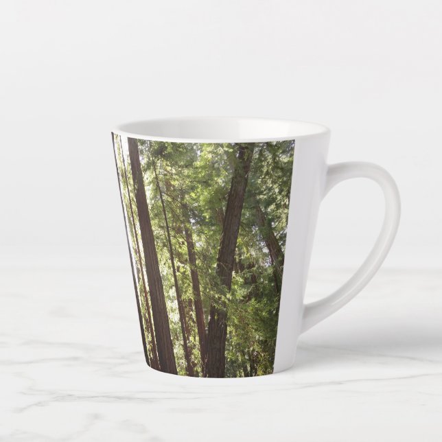 Up to Redwoods in the Morning Latte Mug (Right)