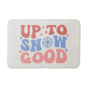 Up to Snow Good - Fun Winter Design Bath Mat
