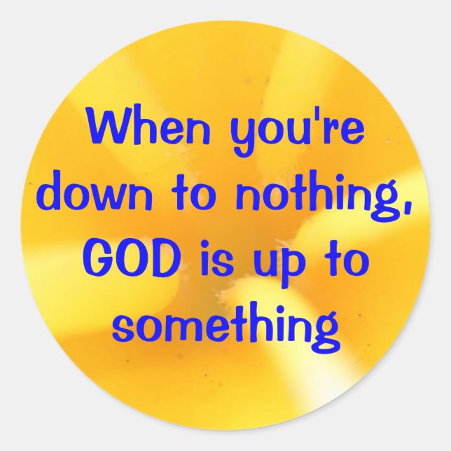 up to something stickers (Front)