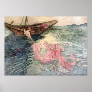 Up to the Surface by Warwick Goble      Poster