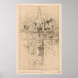 Up to the Woolworth Poster