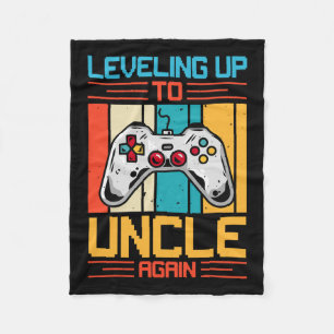 Up To Uncle Again Gamer Promoted To Uncle Again Fleece Blanket