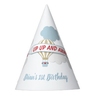 Up Up And Away! Airplane Birthday Party Hat