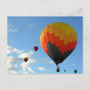 Up Up and away in my beautiful Baloon lalala Postcard