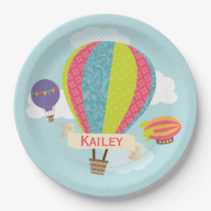 Up, Up and Away Paper Plate