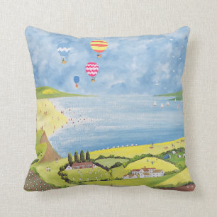 Up up and away throw pillow
