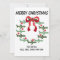 Up Up and Away Wreath Christmas Card 