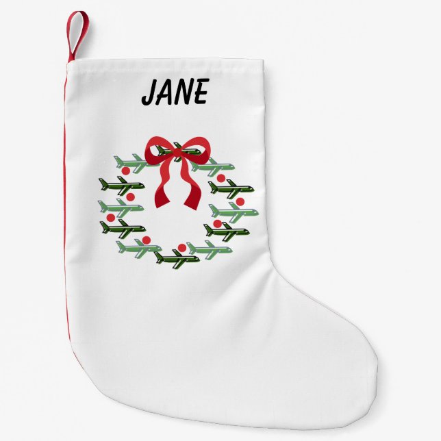 Up Up and Away Wreath Stocking (Front)