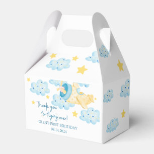 Up Up and Away Yellow Airplane Favour Box