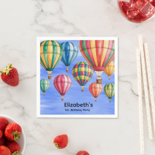 Up Up & Away 1st. Birthday Party  Napkin