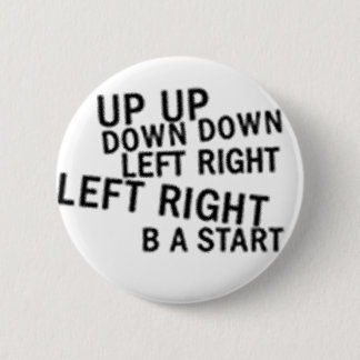 UP UP DOWN DOWN LEFT RIGHT LEFT RIGHT B A START 2 INCH ROUND BUTTON