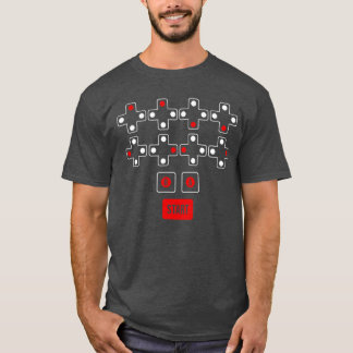Up Up Down Left Right Left Right B A Start funny c T-Shirt