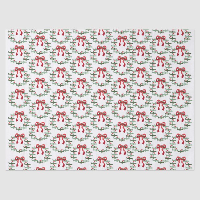 Up Up Up and Away Wreath Tissue Paper  (Front)