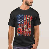 up white -Memorial Day Red Poppy Flower American F